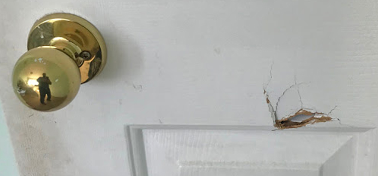 interior door hole repair Ukiah